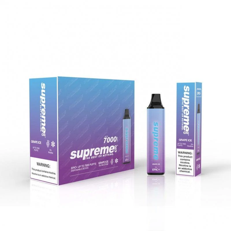 The Ultimate Guide to the Supreme Epic Plus 7000 Puffs Disposable Vape Device